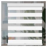 NEW $64 (34'X90') Grey AGESISI Zebra Blinds