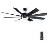 SEALED $150 (60', Black) Ceiling Fan w/ Lights