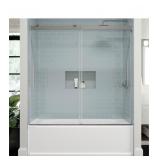 NEW $691 (60'x59') Barndoor Sliding Tub Door