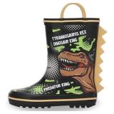 NEW $33 (6) Kids Rubber Rain Boots