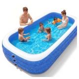 SEALED $99 Family Inflatable Pool 120x72x20'