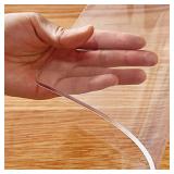 NEW $95 Clear PVC Table Protector 1.5 mm