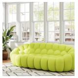 NEW $1200 98 in. W Armless 3-Seater Bubble