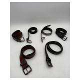 Mixed Belts Lot ï¿½ 6 Pieces