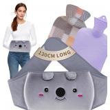 NEW 1L Hot Water Bottle w/Koala Cover Waist Belt