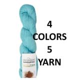 NEW $138 5PK 100% Prima Cotton Yarn