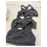 (M) 3-Pack Hanes Womens Racerback Bralette Pack