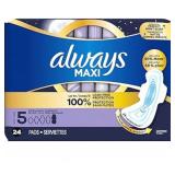 NEW 24ct Always Maxi Extra Heavy Overnight