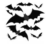 NEW 120 Realistic PVC 3D Scary Bat Wall Stickers