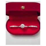 $1,750 App (2.00ct) Moissanite Rings Sz 6 1/2
