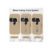 NEW $112 21FT WHITE ALUMINUM CURTAIN TRACK