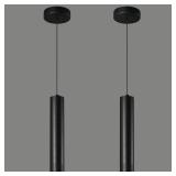 NEW $164 2PK LED Modern Pendant Lights-Dimmable