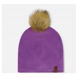 NEW (7/14) mid-season jersey pompom hat lavender