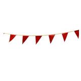 NEW $50 Pennant Flag Vinyl,105 feet,Red(10/cs)