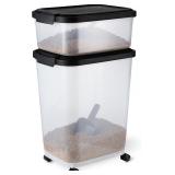 NEW $55 Pet Food Storage Containers