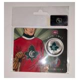 2009 Canada Coloured 50ï¿½ Montreal Canadians Coin