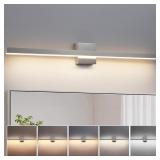 NEW $115 32' Brushed Nickel LED Vanity Light Bar