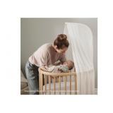 $70 Baby Crib Drape Curtain Rod Holder, White