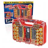 NEW Ontel Battery Daddy 180 Battery Organizer