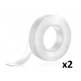 NEW $30 2PK Nano Double-Sided Tape (9.84FT)