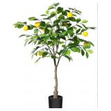 New $105 Kazeila 3ft Fake Lemon Tree, Potted Plant
