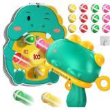 NEW $44 Dino Shooting Game Toy w/Board & Balls