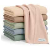 NEW Baby Burp Cloths Set (Pack of 6)