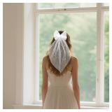 NEW Bridal Veil w/White Bow For Bride To Be
