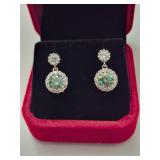 $1,375 App (2.00ct) Moissanite Earrings
