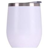 NEW 12oz Stainless Insulated Wine Tumbler w/Lid