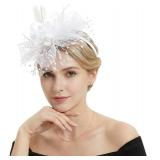 NEW Women's High Tea Feathered Fascinator w/Clip