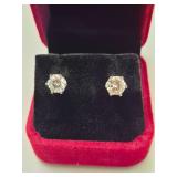 $1,050 App (1.00ct) Moissanite Earrings