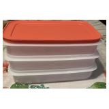 $36 3PC Stackable Tupperware Freezer Containers