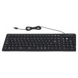 NEW $42 Foldable Waterproof Keyboard-Soft Silicone