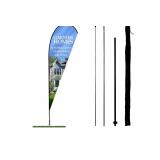 NEW $32 Anley Teardrop Feather Flagpole Set