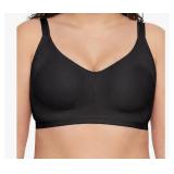 (2XL) Warners Womens Bra Black