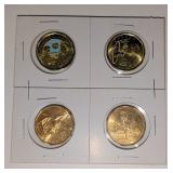 4PK Uncirulated Commerative Canadian Loonies