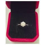 $975 App (1.00ct) Moissanite Ring SZ6.75