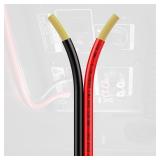 NEW 25FT 16AWG Wire Reel Red/Black Copper Wire