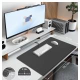 NEW $42 Desk Mat with Lip Black (29')