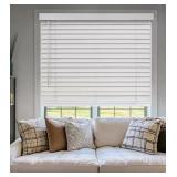 $57 (28'x60') Cordless Faux Wood Blind