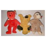 NEW 3PK 30th Anniversary TY Beanie Babies Set