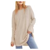 NEW $30 (L) Women's Long Sleeve Tunic Top - Green