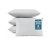 NEW $45 Throw Pillow Inserts Pack of 4-12 x 20