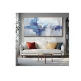 $149 60x120cm Wood Framed Abstract Wall Art