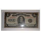 1923 Dominion Of Canada One Dollar Bill