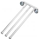 NEW $77 13' Stainless Steel Swivel Arm Towel Rack