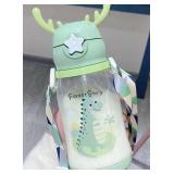 NEW Antlers Shape Cartoon Water Bottle & Strap