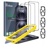 NEW Clear 3 Pack Screen Protector iPhone 16 PLUS