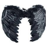 NEW Black Feather Angel Wings